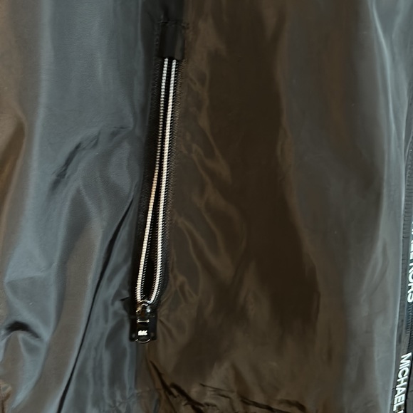 Michael Kors Black Windbreaker, size L - Picture 2 of 4